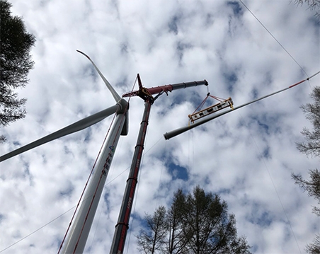 陸地單葉片吊具  國電